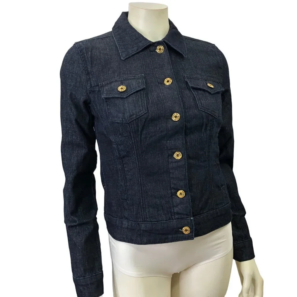 GUESS‎ DARK WASH JEAN JACKET SM NEW WITH TAG